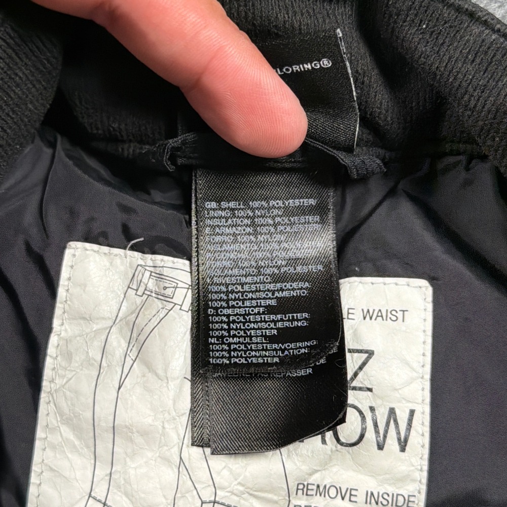 The North Face Freedom Snow Pants Boys Large 14/16 Black DryVent EZ Grow Winter - Picture 7 of 15